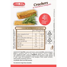 Crackers integrali al rosmarino Crackers integrali al rosmarino