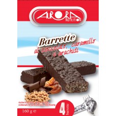 Barrette Cereali cioccolato caramello e arachidi  