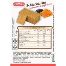 Schiacciatine curcuma e pepe nero Schiacciatine curcuma e pepe nero